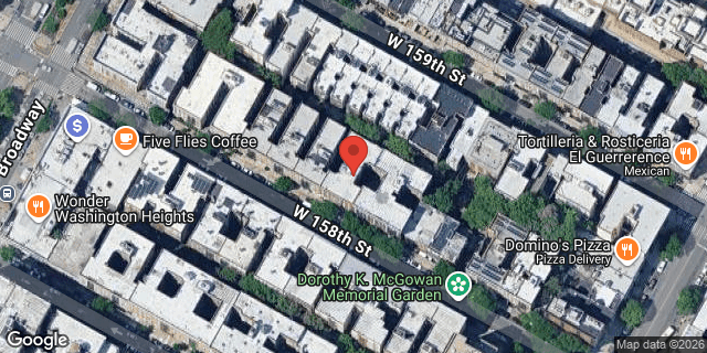 Aerial map of 529 WEST 158 STREET, Manhattan