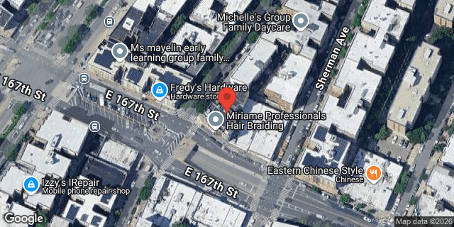Aerial map of 1210 SHERIDAN AVENUE, Bronx