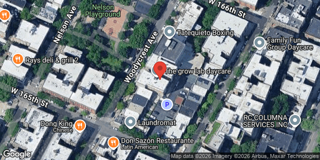 Aerial map of 1072 WOODYCREST AVENUE, Bronx