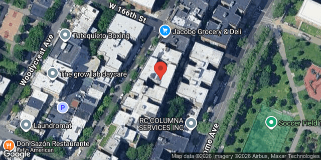 Aerial map of 1088 ANDERSON AVENUE, Bronx