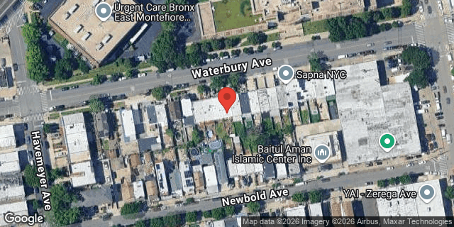 Aerial map of 2336 WATERBURY AVENUE, Bronx