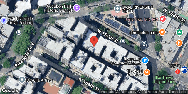 Aerial map of 614 WEST 157 STREET, Manhattan