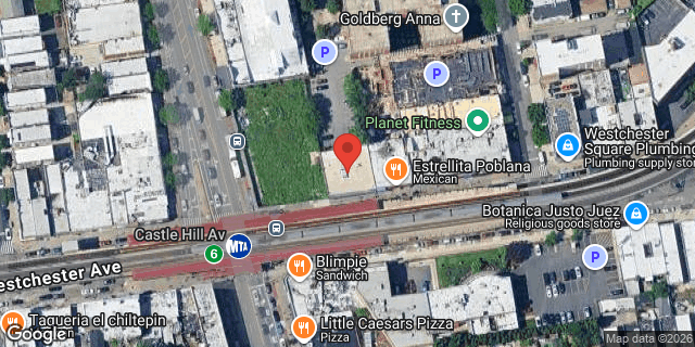 Aerial map of 2217 WESTCHESTER AVENUE, Bronx
