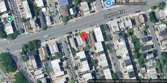 Aerial map of 3184 LAYTON AVENUE, Bronx