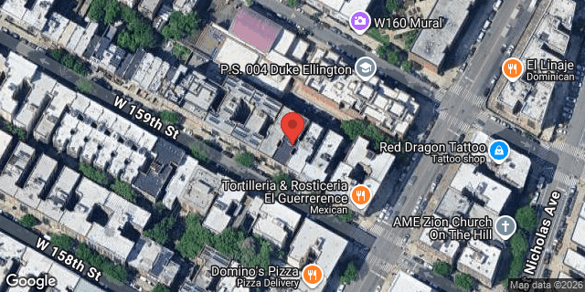Aerial map of 513 WEST 159 STREET, Manhattan