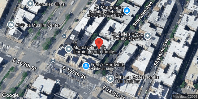 Aerial map of 1221 SHERIDAN AVENUE, Bronx