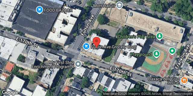 Aerial map of 571 EAST 170 STREET, Bronx