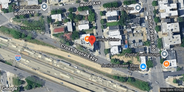 Aerial map of LELAND AVENUE, Bronx