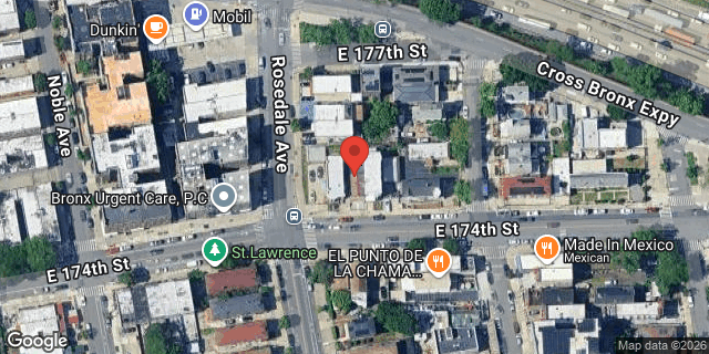 Aerial map of 1745 EAST 174 STREET, Bronx