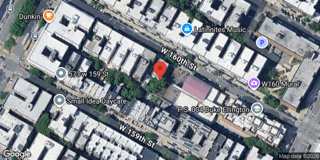 Aerial map of 544 WEST 160 STREET, Manhattan