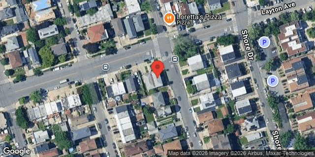 Aerial map of 3264 LAYTON AVENUE, Bronx