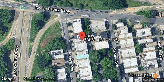 Aerial map of 1430 FTELEY AVENUE, Bronx