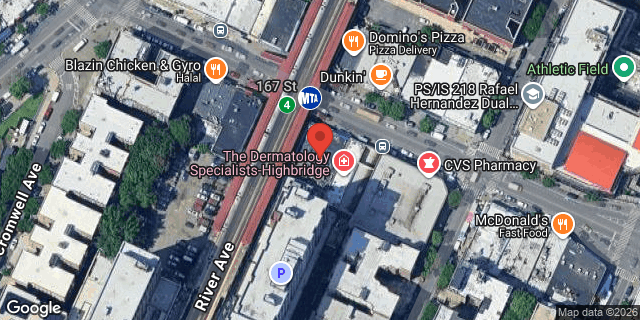Aerial map of 1150 RIVER AVENUE, Bronx
