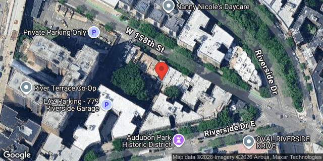 Aerial map of 634 WEST 158 STREET, Manhattan