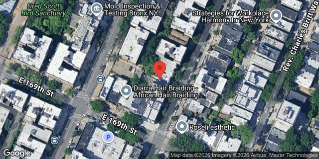 Aerial map of 1303 COLLEGE AVENUE, Bronx