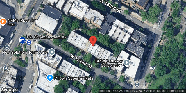 Aerial map of 439 WEST 162 STREET, Manhattan