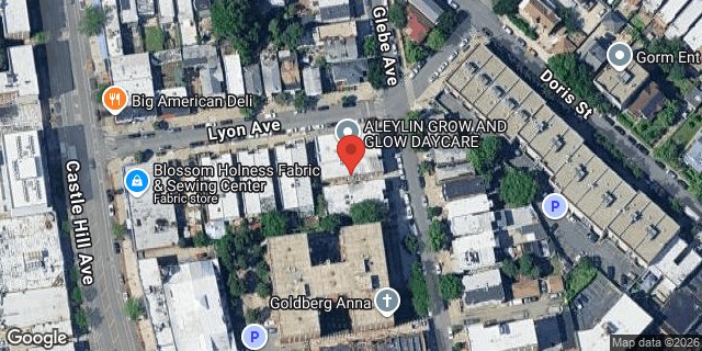 Aerial map of 2139 GLEBE AVENUE, Bronx