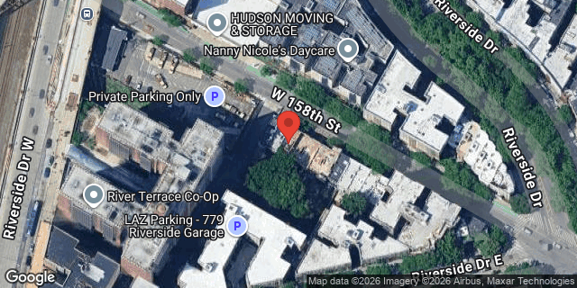 Aerial map of 644 WEST 158 STREET, Manhattan