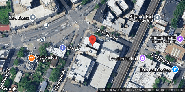 Aerial map of 1562 MINFORD PLACE, Bronx