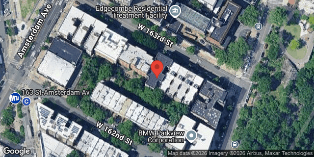 Aerial map of 432 WEST 163 STREET, Manhattan