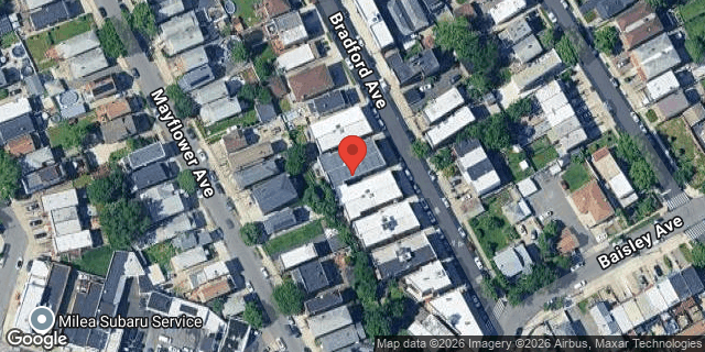 Aerial map of 1253 BRADFORD AVENUE, Bronx
