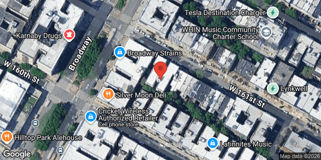 Aerial map of 574 WEST 161 STREET, Manhattan