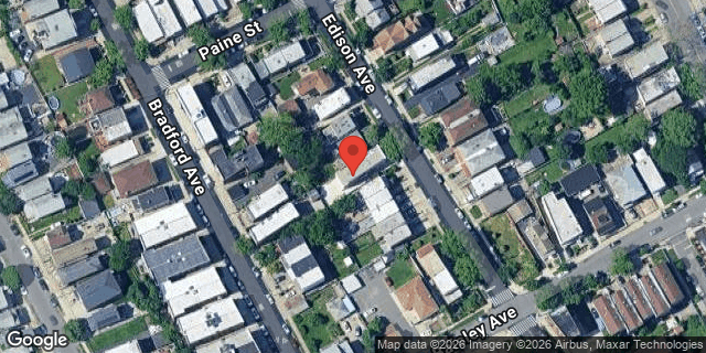 Aerial map of 1249 EDISON AVENUE, Bronx