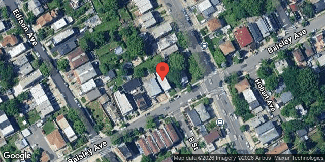 Aerial map of 2951 BAISLEY AVENUE, Bronx