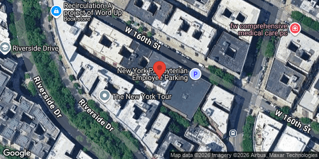Aerial map of 638 WEST 160 STREET, Manhattan