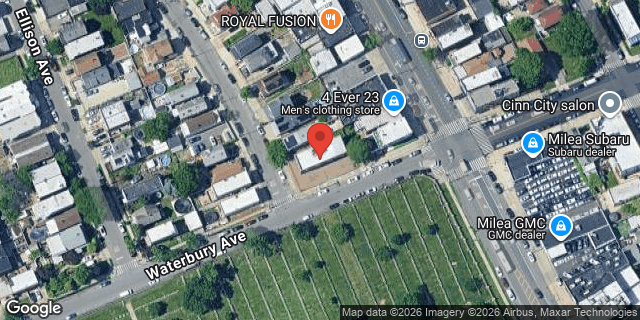 Aerial map of 2755 WATERBURY AVENUE, Bronx