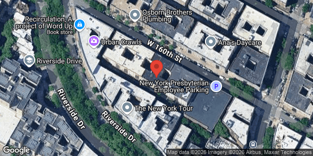 Aerial map of 646 WEST 160 STREET, Manhattan