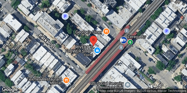 Aerial map of 2361 WESTCHESTER AVENUE, Bronx