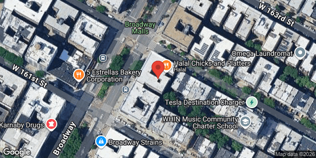 Aerial map of 3868 BROADWAY, Manhattan