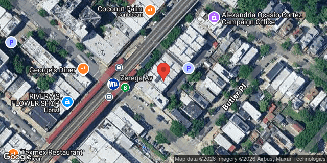 Aerial map of 2408 WESTCHESTER AVENUE, Bronx