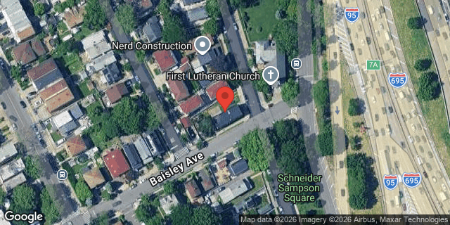 Aerial map of 1225 HOLLYWOOD AVENUE, Bronx