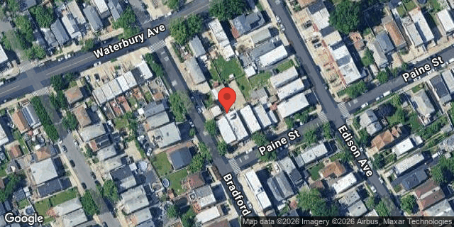 Aerial map of 2903 PAINE STREET, Bronx