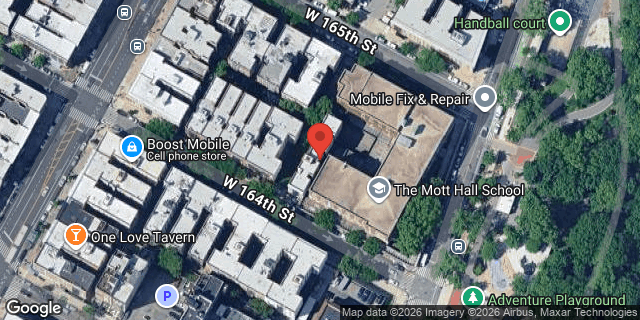 Aerial map of 453 WEST 164 STREET, Manhattan