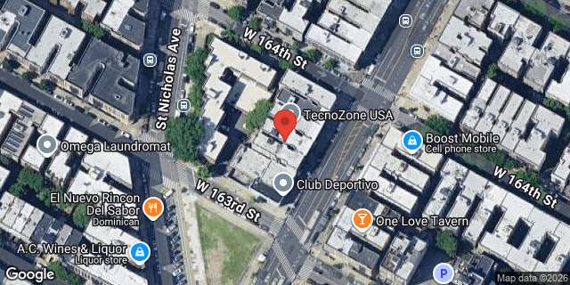 Aerial map of 2092 AMSTERDAM AVENUE, Manhattan