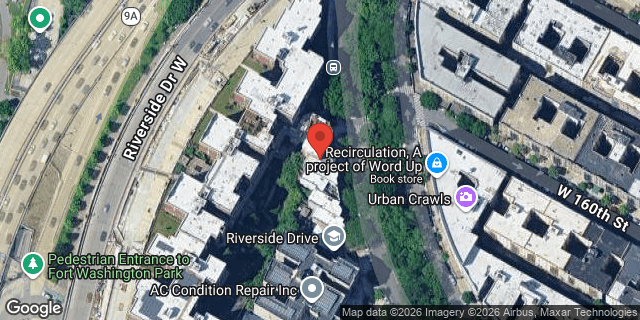 Aerial map of 867 RIVERSIDE DRIVE, Manhattan