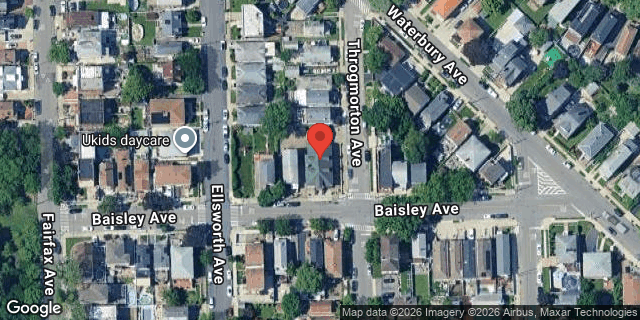 Aerial map of 3177 BAISLEY AVENUE, Bronx