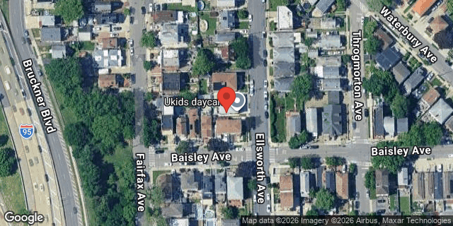 Aerial map of 1205 ELLSWORTH AVENUE, Bronx