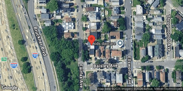 Aerial map of 1206 FAIRFAX AVENUE, Bronx