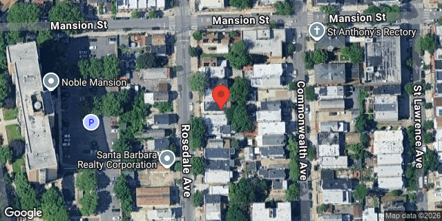 Aerial map of 1486 ROSEDALE AVENUE, Bronx
