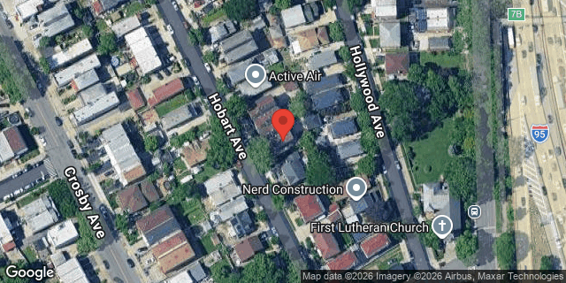 Aerial map of 1256 HOBART AVENUE, Bronx