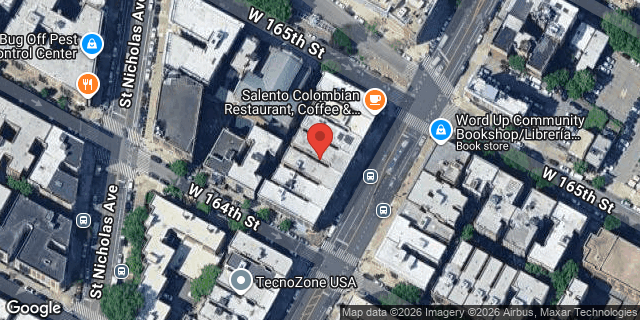 Aerial map of 2106 AMSTERDAM AVENUE, Manhattan