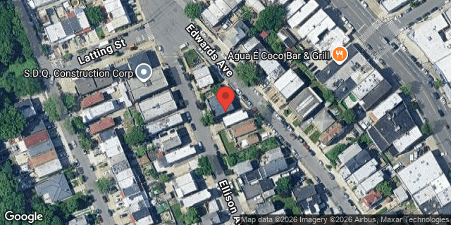 Aerial map of 1361 EDWARDS AVENUE, Bronx