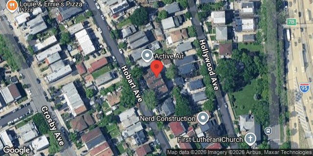 Aerial map of 1260 HOBART AVENUE, Bronx