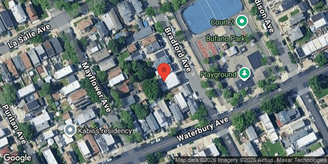 Aerial map of 1315 BRADFORD AVENUE, Bronx
