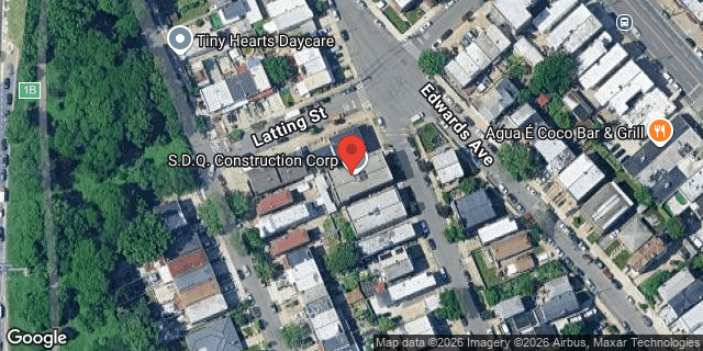 Aerial map of 1373 ELLISON AVENUE, Bronx