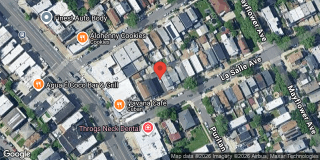 Aerial map of 2819 LA SALLE AVENUE, Bronx